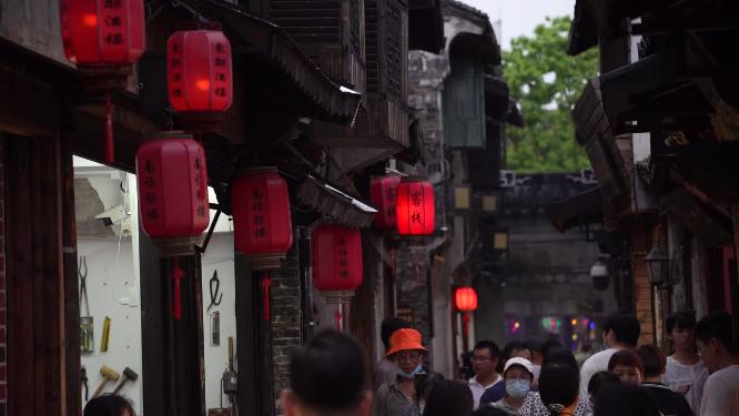 浙江嘉兴西塘古镇江南水乡风景
