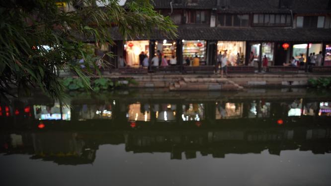 浙江嘉兴西塘古镇江南水乡风景