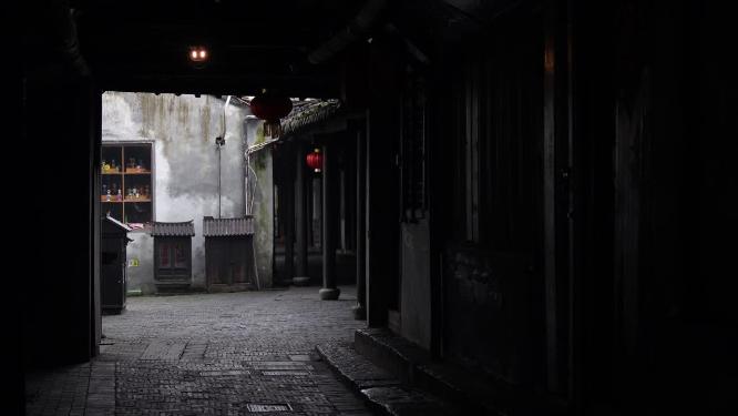 浙江嘉兴西塘古镇江南水乡风景