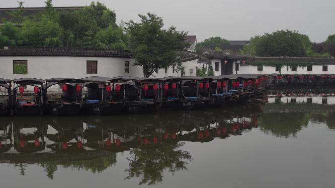 浙江嘉兴西塘古镇江南水乡风景