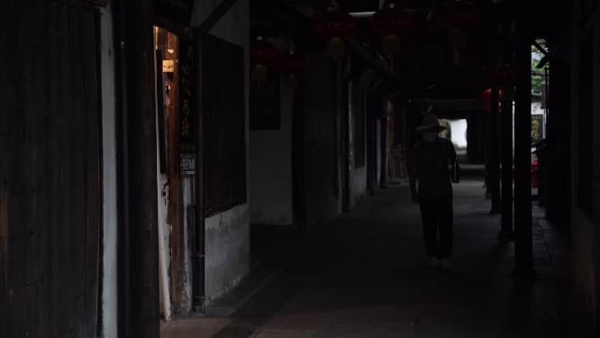 浙江嘉兴西塘古镇江南水乡风景