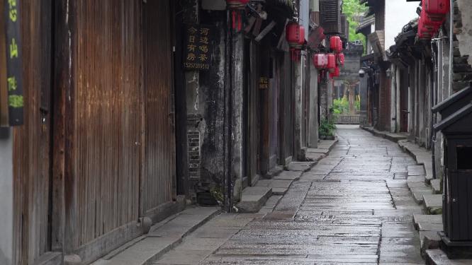 浙江嘉兴西塘古镇江南水乡风景