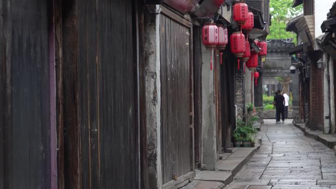 浙江嘉兴西塘古镇江南水乡风景