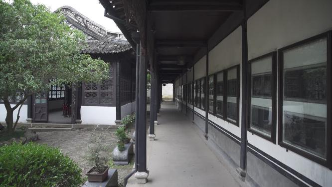 浙江湖州南浔古镇小莲庄实拍视频