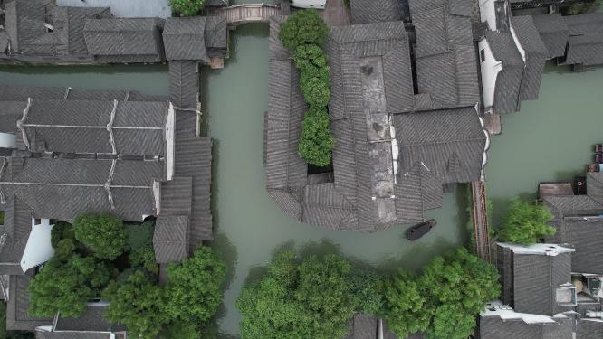 浙江嘉兴乌镇西栅江南水乡视频