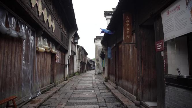 浙江嘉兴乌镇东栅水乡风景视频素材
