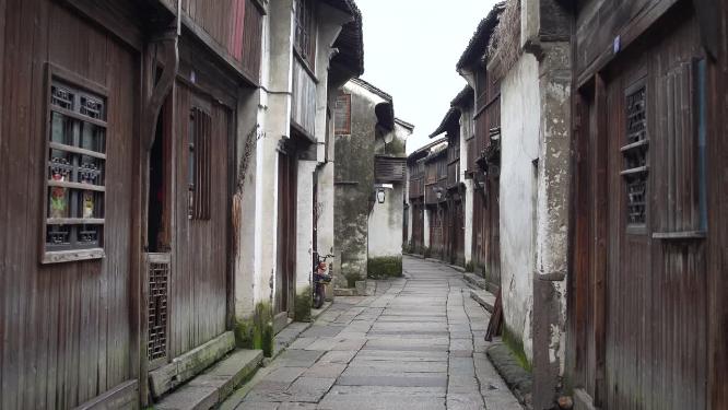 浙江嘉兴乌镇东栅水乡风景视频素材