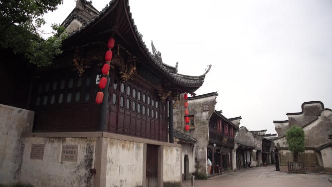 浙江嘉兴乌镇东栅水乡风景视频素材