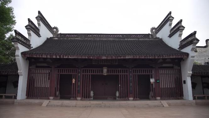 浙江嘉兴乌镇东栅水乡风景视频素材