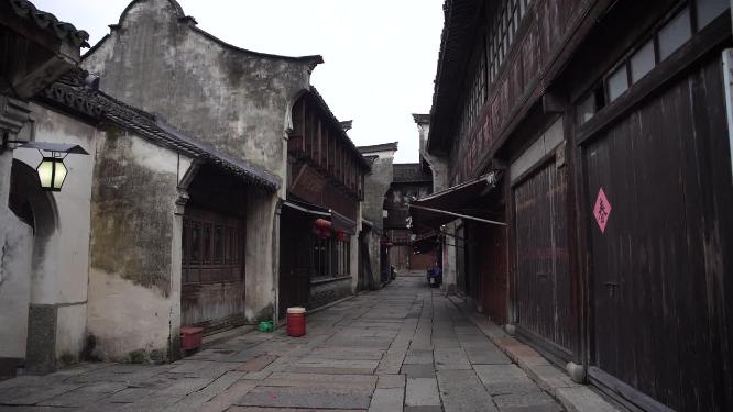 浙江嘉兴乌镇东栅水乡风景视频素材