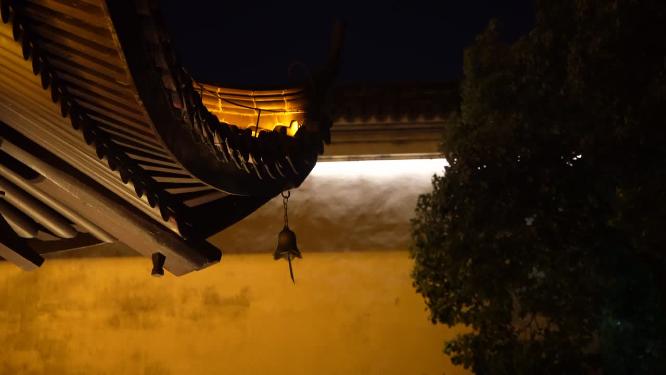 浙江嘉兴乌镇西栅白莲寺白莲塔风景视频
