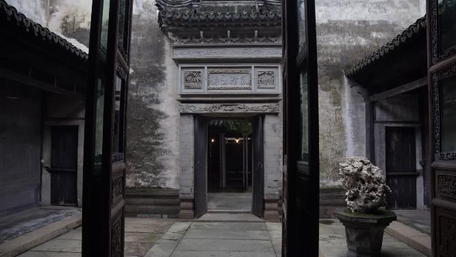 浙江嘉兴乌镇西栅厅上厅风景视频
