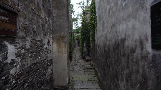 浙江嘉兴乌镇西栅酒吧一条街风景视频