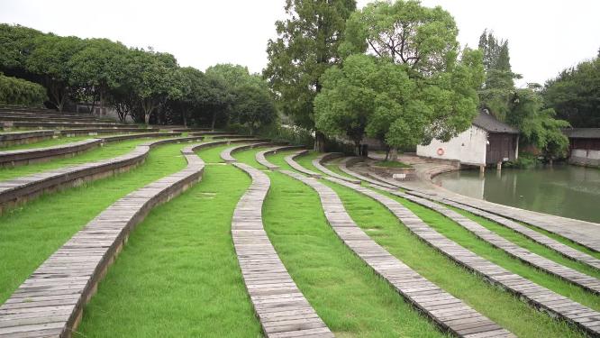 浙江嘉兴乌镇西栅厅上厅风景视频