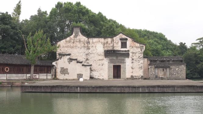 浙江嘉兴乌镇西栅厅上厅风景视频
