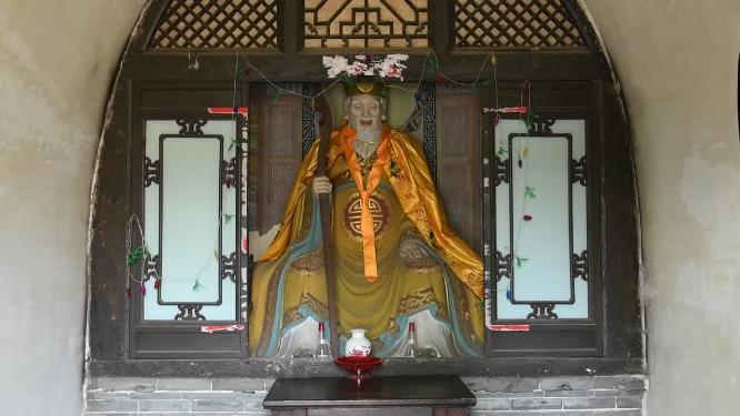 山西晋中平遥古城二郎神庙视频素材