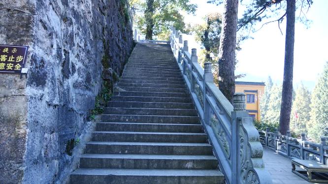 安徽池州九华山祗园禅寺视频素材