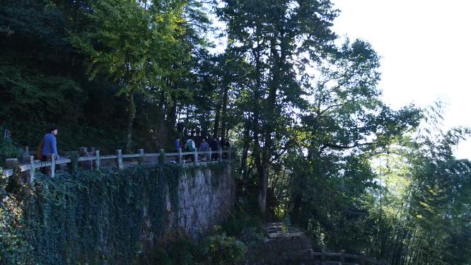 安徽池州九华山百岁宫晴天视频素材