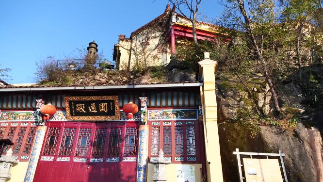 安徽池州九华山东崖禅寺视频素材