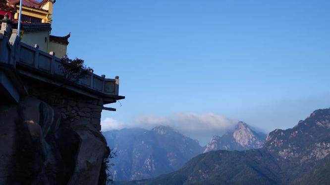 安徽池州九华山东崖禅寺视频素材