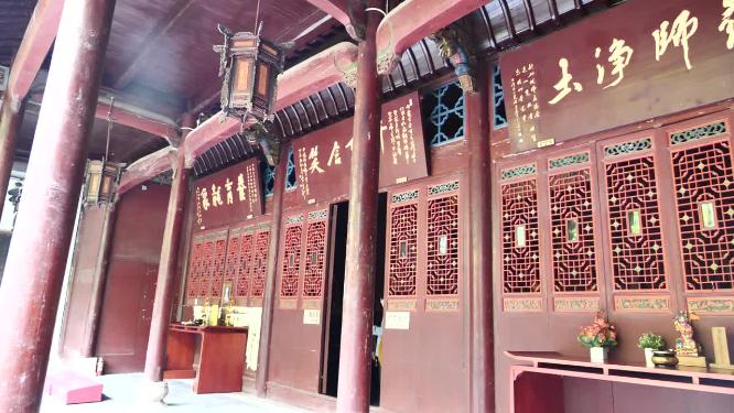 安徽池州九华山甘露寺视频素材