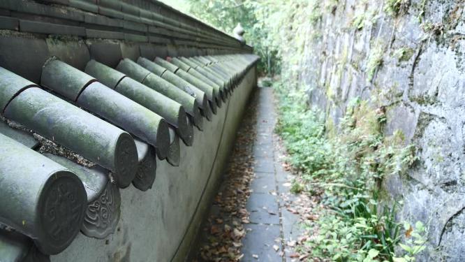 安徽池州九华山甘露寺视频素材