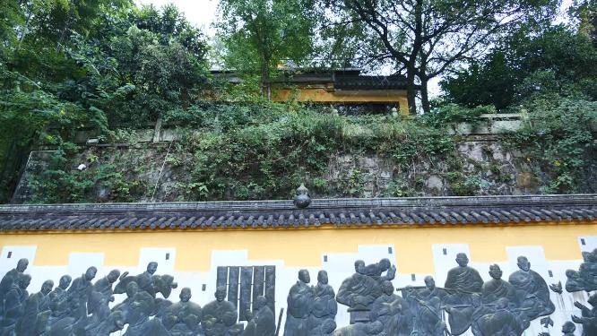 安徽池州九华山甘露寺视频素材