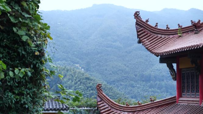 安徽池州九华山甘露寺视频素材