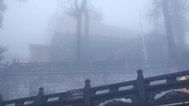 安徽池州九华山祗园禅寺视频素材