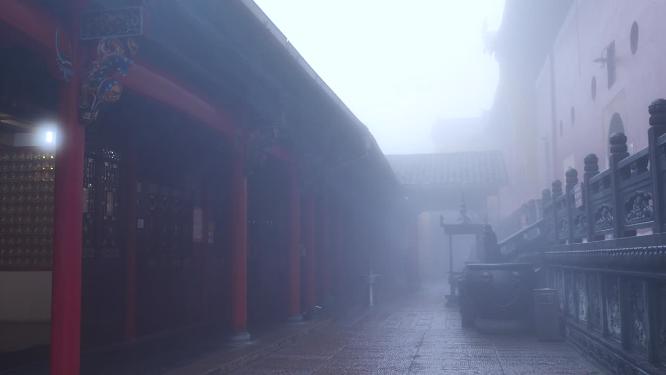 安徽池州九华山祗园禅寺视频素材