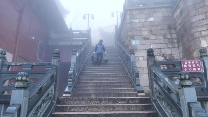 安徽池州九华山祗园禅寺视频素材