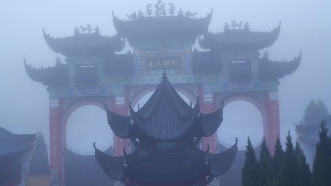 安徽池州九华山地藏禅寺视频