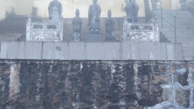 安徽池州九华山东崖禅寺视频素材