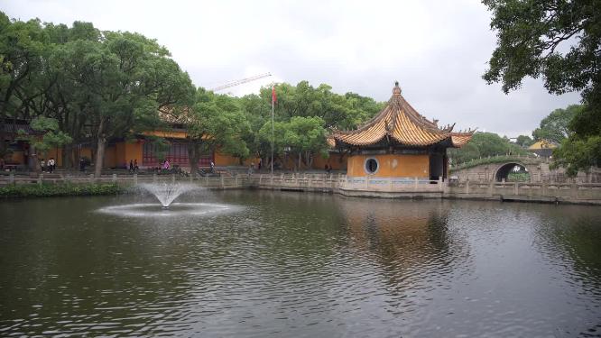 浙江普陀山普济寺禅院实拍视频