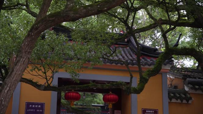 浙江普陀山普济寺禅院建筑实拍视频