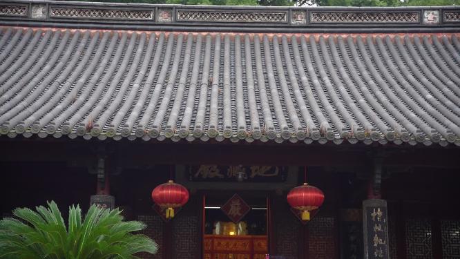 浙江普陀山普济寺禅院建筑实拍视频