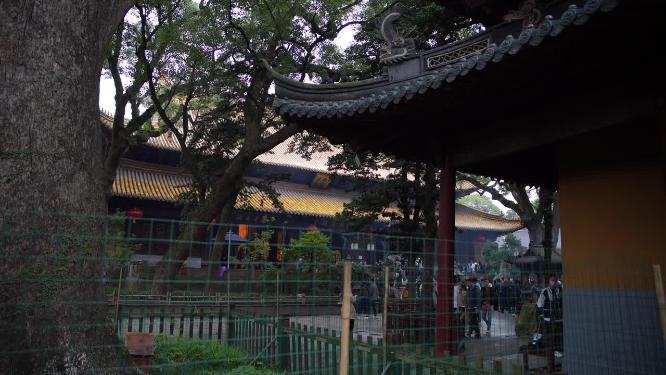 浙江普陀山普济寺禅院建筑实拍视频