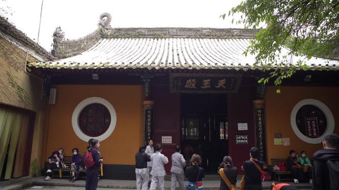 浙江普陀山慧济禅寺禅院实拍视频