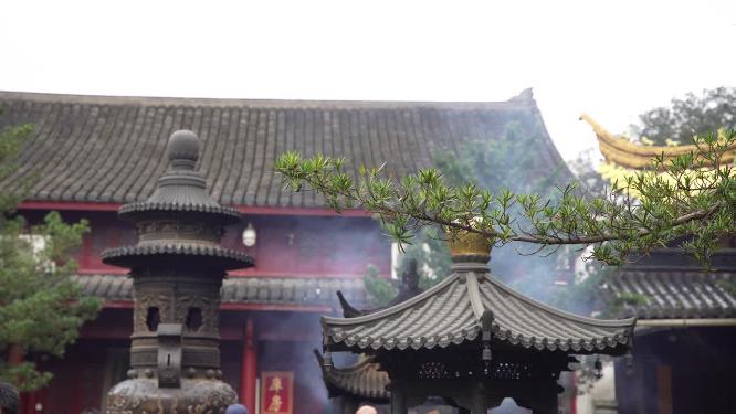 浙江普陀山慧济禅寺禅院实拍视频