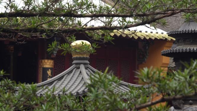 浙江普陀山慧济禅寺禅院实拍视频