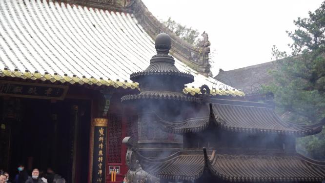 浙江普陀山慧济禅寺禅院实拍视频