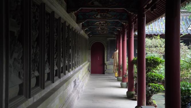 浙江普陀山慧济禅寺禅院实拍视频