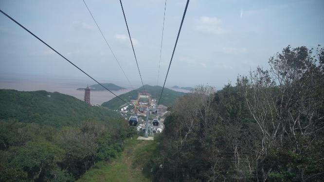 浙江普陀山慧济禅寺禅院实拍视频