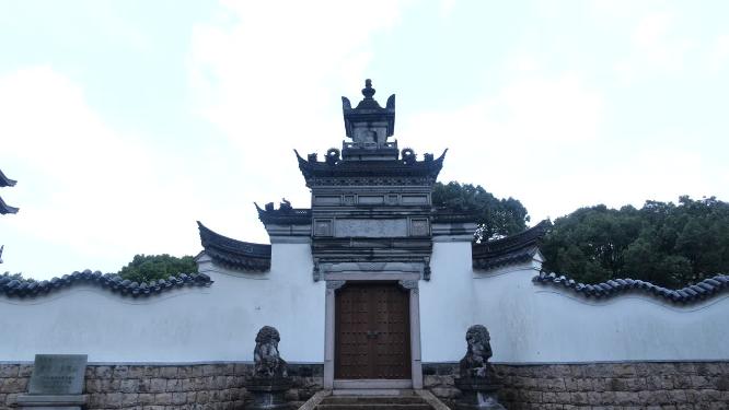 浙江普陀山普济寺禅院建筑实拍视频