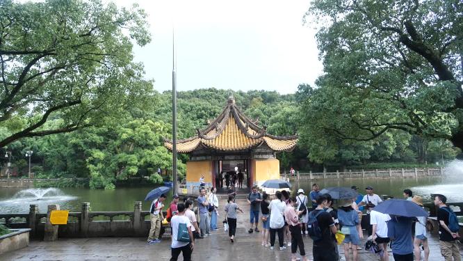 浙江普陀山普济寺禅院建筑实拍视频