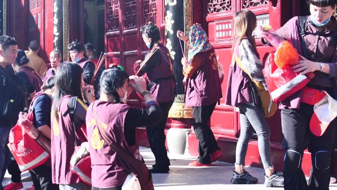 浙江普陀山慧济禅寺禅院实拍视频