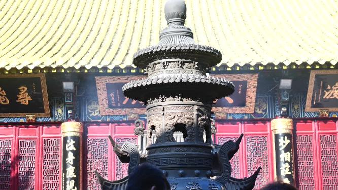 浙江普陀山慧济禅寺禅院实拍视频