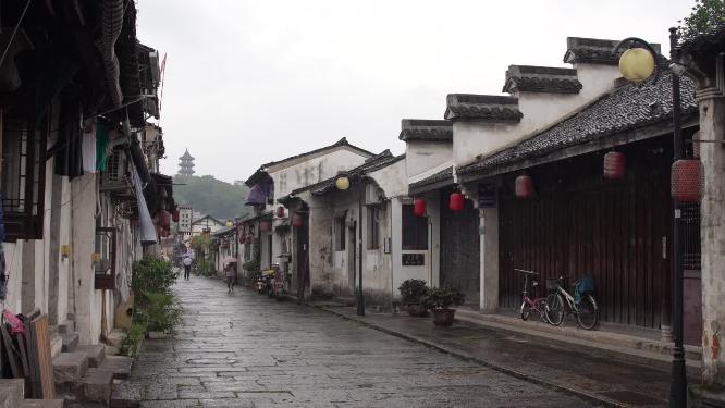 浙江绍兴书圣故里江南水乡风景视频