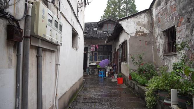 浙江绍兴书圣故里江南水乡风景视频
