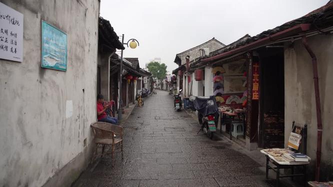 浙江绍兴书圣故里江南水乡风景视频